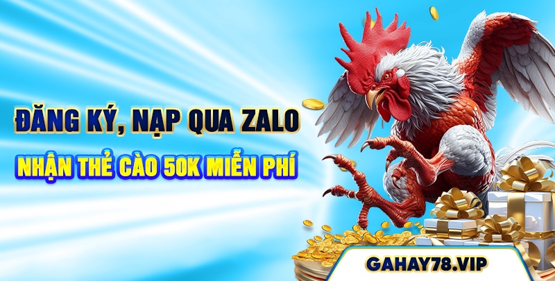 Đăng ký, nạp qua zalo