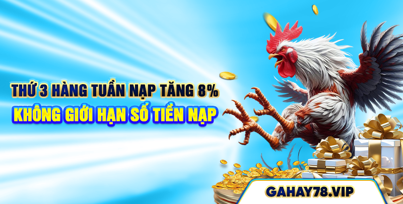 Tuần nạp tăng 8%